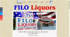 Desktop Screenshot of filoliquors.com